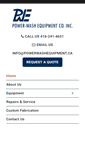 Mobile Screenshot of powerwashequipment.ca